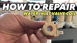 How to repair Samsung washing machine WATER INLET VALVE COIL