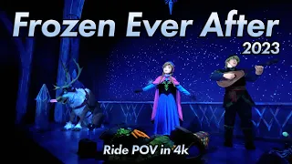 Frozen Ever After Disney World Ride POV in 4k | EPCOT 2023