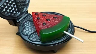 EXPERIMENT WAFFLE IRON vs GUMMY WATERMELON