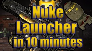 Fallout 4 - Mini Nuke Launcher in 1st 10 minutes! (Fat Man Fallout gameplay)