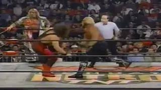 Bret Hart & Hulk Hogan vs Sting & The Ultimate Warrior Full Match