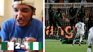 ALGERIA VS NIGERIA REACTION | RIYAD MAHREZ FREE KICK WINS THE GAME! (AFCON 2019)