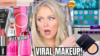 I Tried All The *VIRAL* NEW Makeup So You Don't Have To 🤯 Full Face Viral New Makeup! KELLY STRACK