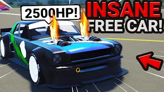 I Got this 2500HP Insane Car for FREE in Drive World (Roblox)