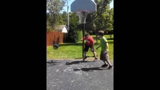 10 year old dunking