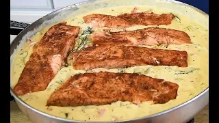 Creamy Garlic Butter Salmon Recipe - Keto Recipes - How To Cook Salmon