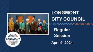 City Council Regular Session 04/09/2024