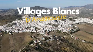 L'Andalousie et ses villages blancs vus du ciel