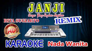 Janji Remix Karaoke Rita Sugiarto HD Audio Nada Wanita