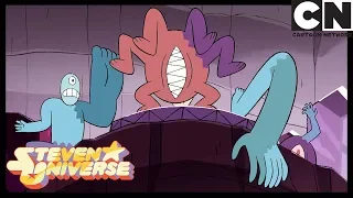 Steven Universe | Gem Mutants chase Steven and Peridot | When It Rains | Cartoon Network