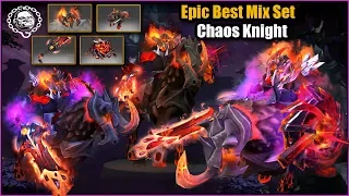 Dota 2 Chaos Knight Epic Best Mix Set Chaos Arbiter + Diabolic Aspect + Chaos Fulcrum