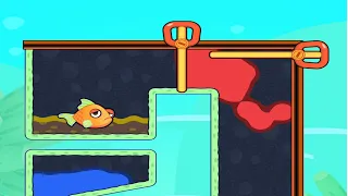 Save The Fish! - All Level Answer Android, iOS Gameplay 291 - 295