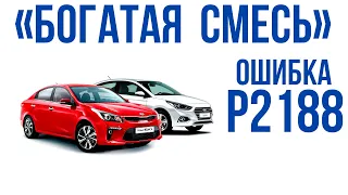 Частая проблема Kia и Hyundai - ошибка P2188 "богатая смесь на холостом ходу"! Клапан адсорбера.