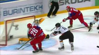 Germany - Russia 0-7 - 2013 IIHF Ice Hockey U20 World Championship.