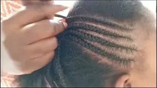 feed in cornrows  straight push ups