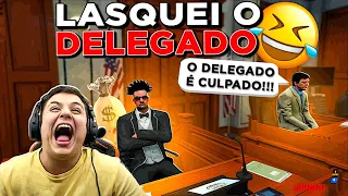 GANHEI R$2 MILHÕES PROCESS4NDO DELEGADO no GTA RP 😂 (Modder Clips)