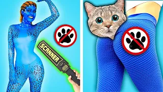 Unbelievable! This Is How Superheroes Sneak Pets Into Class || School Pranks by Kaboom GO!