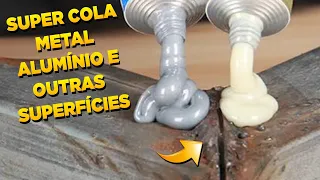 SUPER COLA METAL AÇO ALUMÍNIO SUPORTA ALTAS TEMPERATURAS