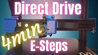 Checking And Setting E-Steps On A Direct Drive 3D Printer - Quick & Easy
