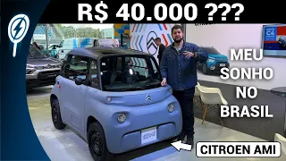 CITROEN AMI - ESSE SERIA O CARRO ELÉTRICO MAIS BARATO DO BRASIL !!!