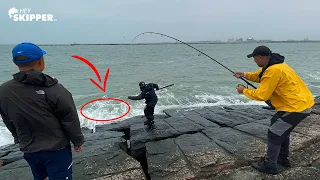 Texas Jetty Fish are MASSIVE! Everything IS Bigger in Texas! | First Time Fishing Texas Jetty |