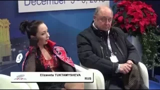 Elizaveta TUKTAMYSHEVA FS ---GOLDEN SPIN OF ZAGREB 2015---