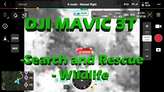 DJI Mavic 3T Thermal Camera Settings for SAR(Search and Rescue) and Wildlife