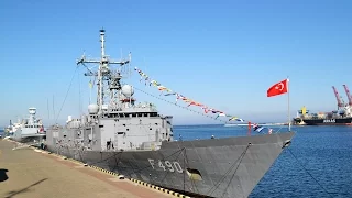 В Одессу зашла боевая группа кораблей ВМС Турции