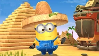 Despicable Me 2 - Minion Rush : Tortilla Chip Hat Minion Visits The Pyramids ! Kids Games