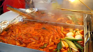 Spicy rice cake (tteokbokki), $0.4 Handmade Fried food [Korean street food]
