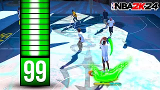 The POWER of a 99 3 POINT RATING in NBA 2K24...