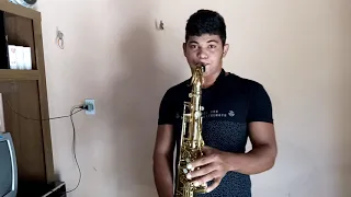 brincar de amar no sax solo