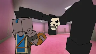 Escaping The Backrooms In Minecraft (Pink Dreams)