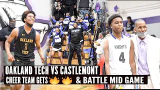 Castlemont vs Oakland Tech | Cheer Team Gets LIT and Battle Mid Game!! Classic OAL