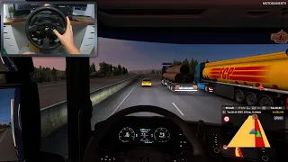 Euro Truck Simulator 2 - Montpellier to Lyon | Hauling Hope Event | Thrustmaster T300RS Gameplay