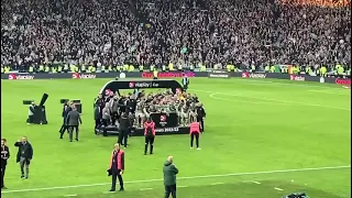 Celtic 2023 Viaplay Cup Trophy Presentation At Hampden!