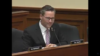 Rep. Michael Waltz questions Defense officials about the tactical uses of sustainable energy