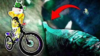 I FOUND AN UNDERGROUND MEGA RAMP! (Descenders)