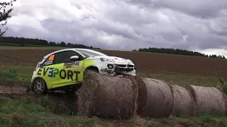 Niedersachsen Rallye 2017 - SS9 tricky rally corner | Slippery when wet [HD]