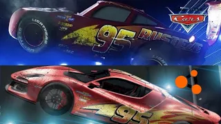 Lightning McQueen's Big Crash | Side by Side Comparison | Cars Movie Remake | BeamNG.Drive Movie