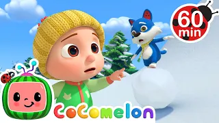 Wally & The GIANT Snowball! | Deck The Halls | CoComelon Animal Time | Animal Nursery Rhymes