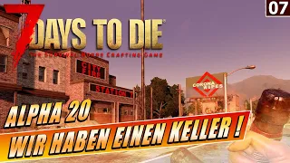 7 Days to Die – Säuberung in der Feuerwehr / Das Fahrrad ! | Alpha 20 Let's Play Deutsch