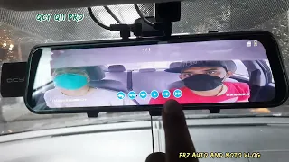 QCY Q11 PRO DASHCAM REVIEW 9.66 inch full screen 3 way camera 3 way display