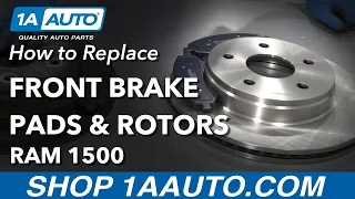 How to Replace Front Brakes 09-18 Ram 1500