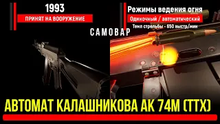 Автомат Калашникова АК 74М (ТТХ)