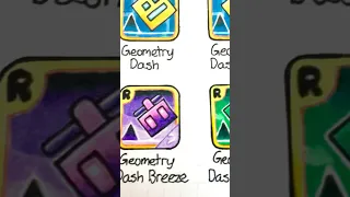 My Geometry Dash App Icons Art, Plus Fan Apps! #geometrydash