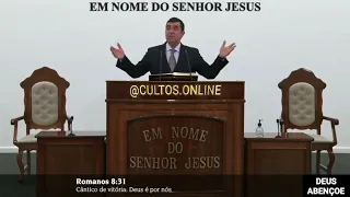 SANTO CULTO A DEUS (VÍDEO) - DOM - 05/05/2024 - 7:30h - ROMANOS - CAP. 8 VER. 31