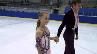 JGP Riga Cup 2013. Pairs Victory Ceremony