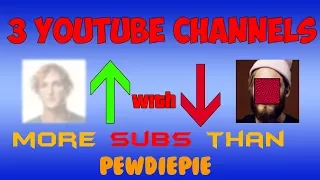 Top 3 Youtube Channels with More Subscribers Than PewDiePie!