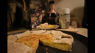 Leek and Cheese Crostata - Skyrim Cookbook Recipe